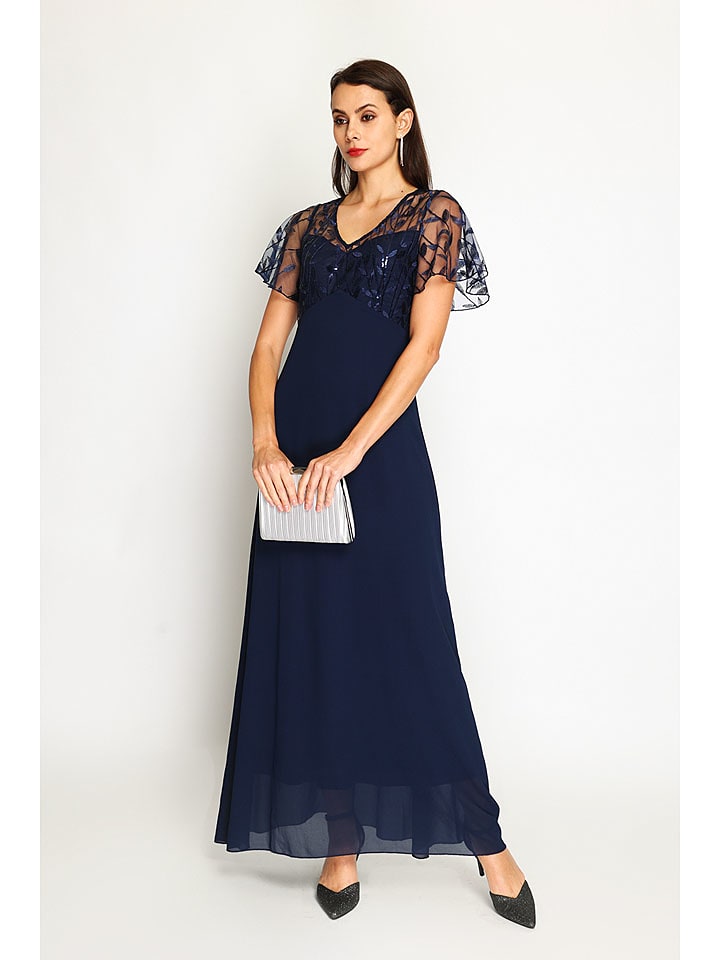 ASSUILI Sukienka w kolorze granatowym rozmiar: 40