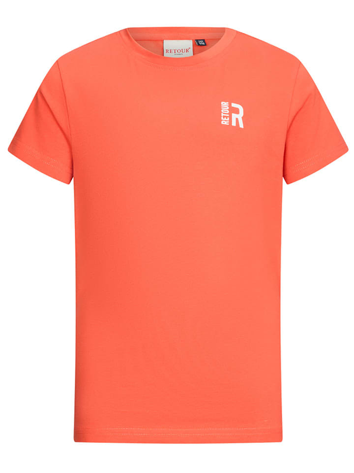 Retour Koszulka "Arjan" w kolorze pomarańczowym rozmiar: 164
