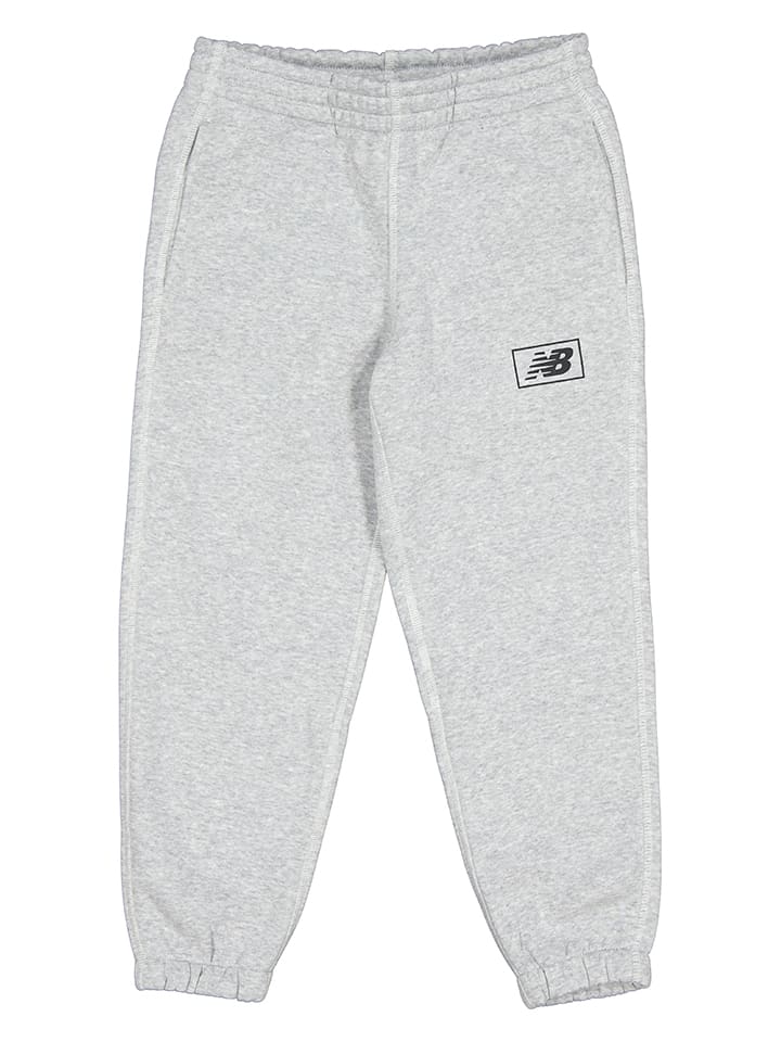New Balance Spodnie dresowe "Essentials" w kolorze szarym rozmiar: M