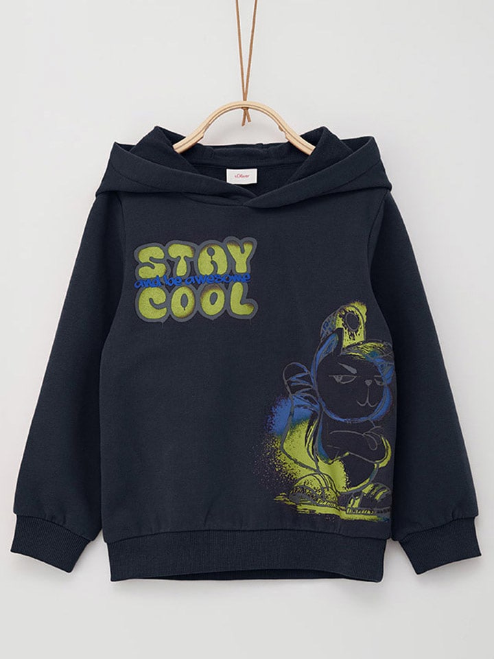 s.Oliver Bluza w kolorze granatowym rozmiar: 116/122