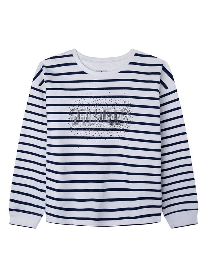 Pepe Jeans Bluza "Gail" w kolorze biało-czarnym rozmiar: 164