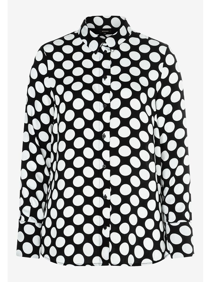 More & More Bluzka w kolorze biało-czarnym rozmiar: 36