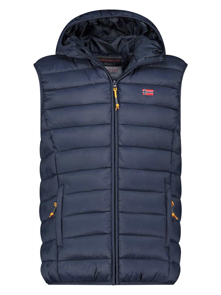 Geographical Norway Kamizelka pikowana "Vamigolor" w kolorze granatowym rozmiar: 128