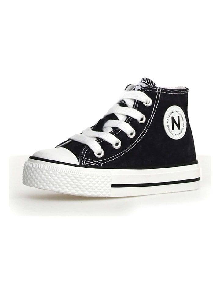 Naturino Sneakersy "Ylfas" w kolorze czarnym rozmiar: 27