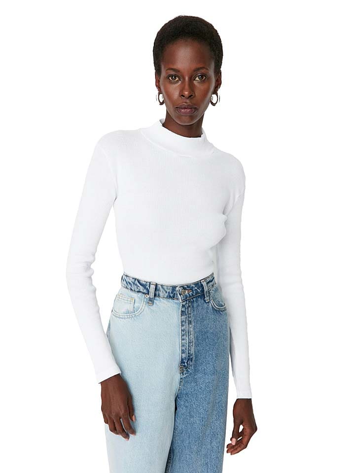 trendyol Koszulka w kolorze białym rozmiar: M