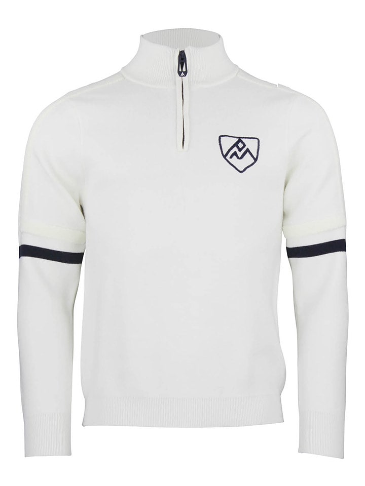 Peak Mountain Sweter "Casta" w kolorze białym rozmiar: XL