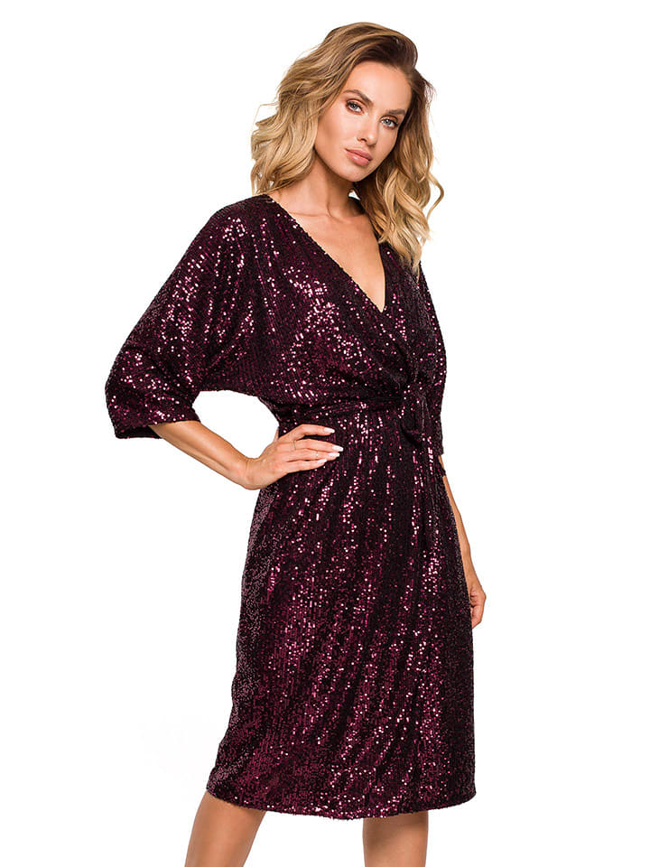 made of emotion Sukienka w kolorze fioletowym rozmiar: M