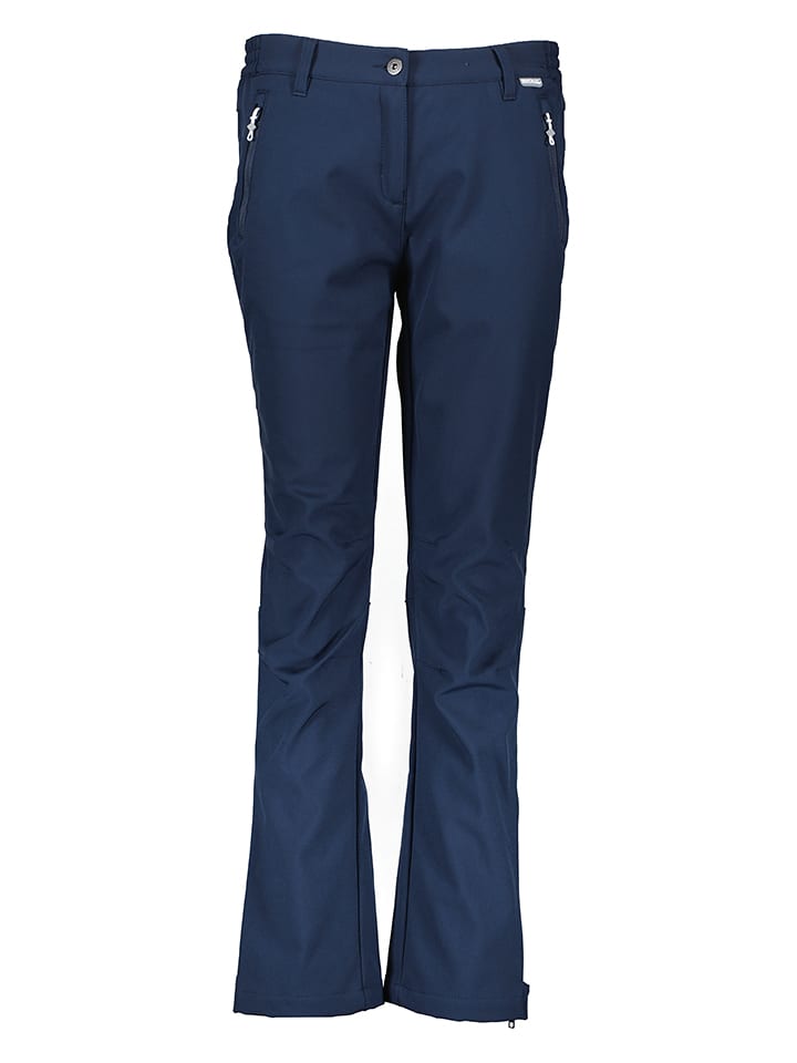 Regatta Spodnie softshellowe "Geo II" w kolorze granatowym rozmiar: 44