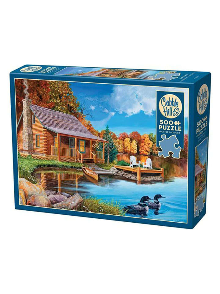COBBLE HILL PUZZLES 500-częściowe puzzle "Loon Lake" - 12+ rozmiar: onesize