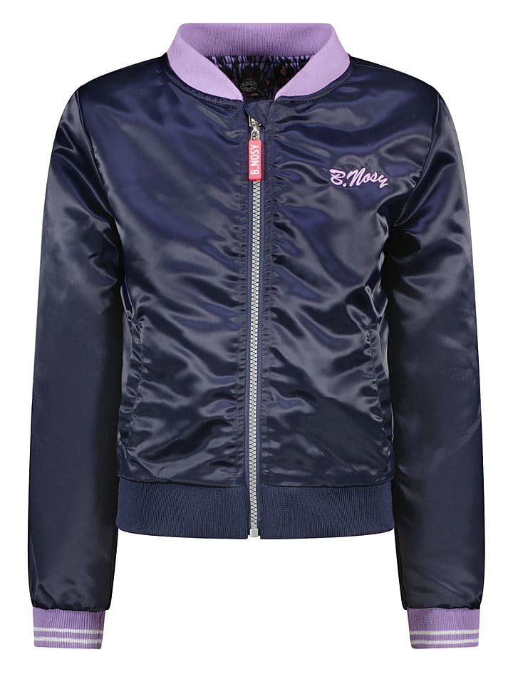 B.Nosy Dwustronna kurtka w kolorze fioletowo-granatowym rozmiar: 158/164