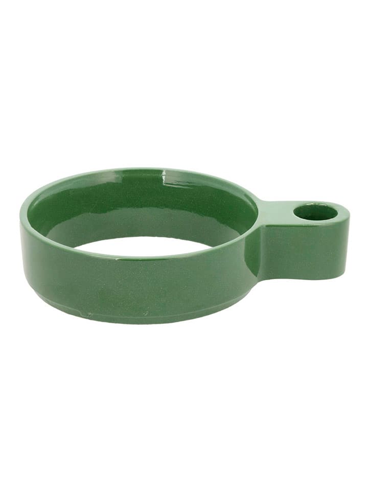 Villa Collection Świecznik "Styles" w kolorze zielonym - Ø 12 cm rozmiar: onesize