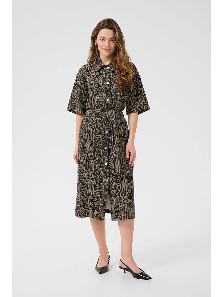 Kaffe Sukienka w kolorze beżowym rozmiar: 44