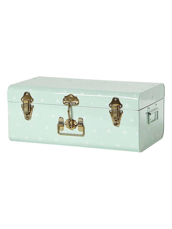 vertbaudet Kuferek w kolorze miętowym do zabawy - 47 x 19 x 27 cm rozmiar: onesize