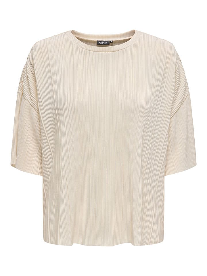 ONLY Koszulka w kolorze beżowym rozmiar: L
