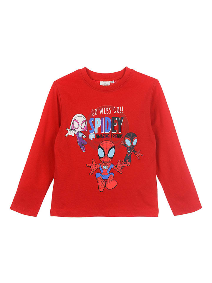 Spidey and his amazing friends Koszulka "Spidey i super-kumple" w kolorze czerwonym rozmiar: 92