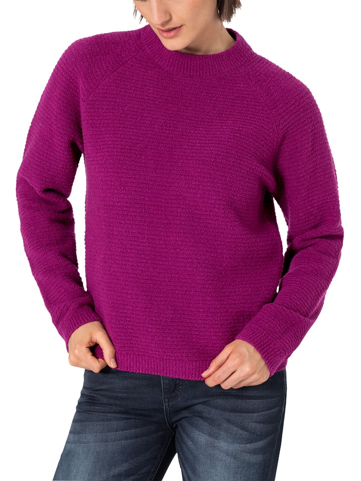 Timezone Sweter w kolorze fioletowym rozmiar: M