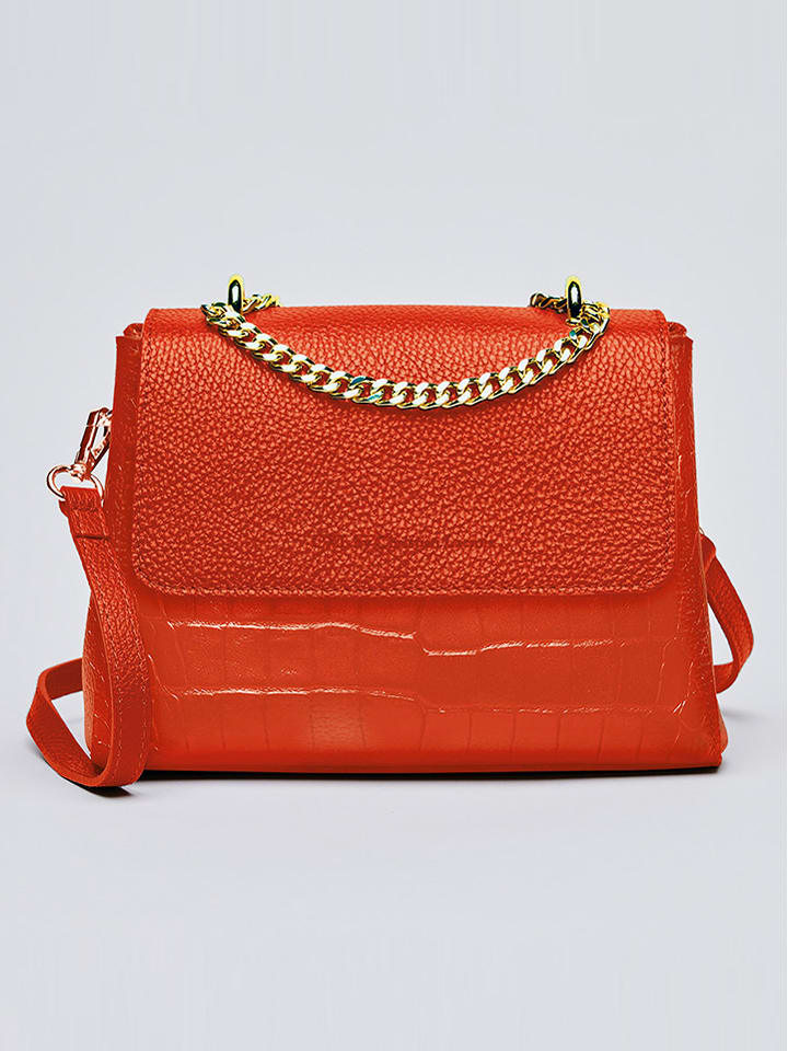 CXL by Christian Lacroix Skórzana torebka w kolorze czerwonym - 24 x 18 x 8 cm rozmiar: onesize