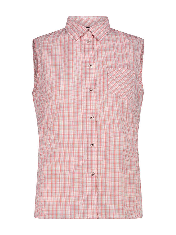 CMP Bluzka funkcyjna w kolorze jasnoróżowo-białym rozmiar: 40