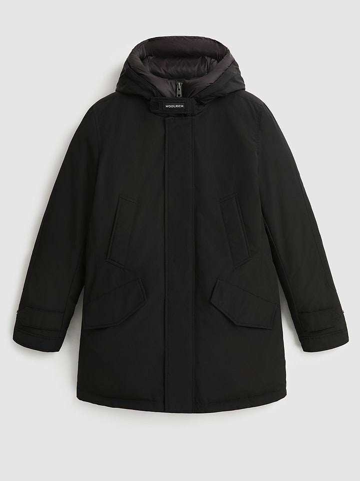 Woolrich Parka puchowa "Polar" w kolorze czarnym rozmiar: XL