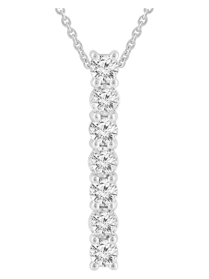 Diamonds lab grown Złota zawieszka z diamentami rozmiar: onesize