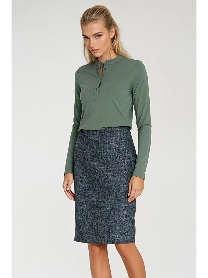 Nife Spódnica w kolorze granatowym rozmiar: 38