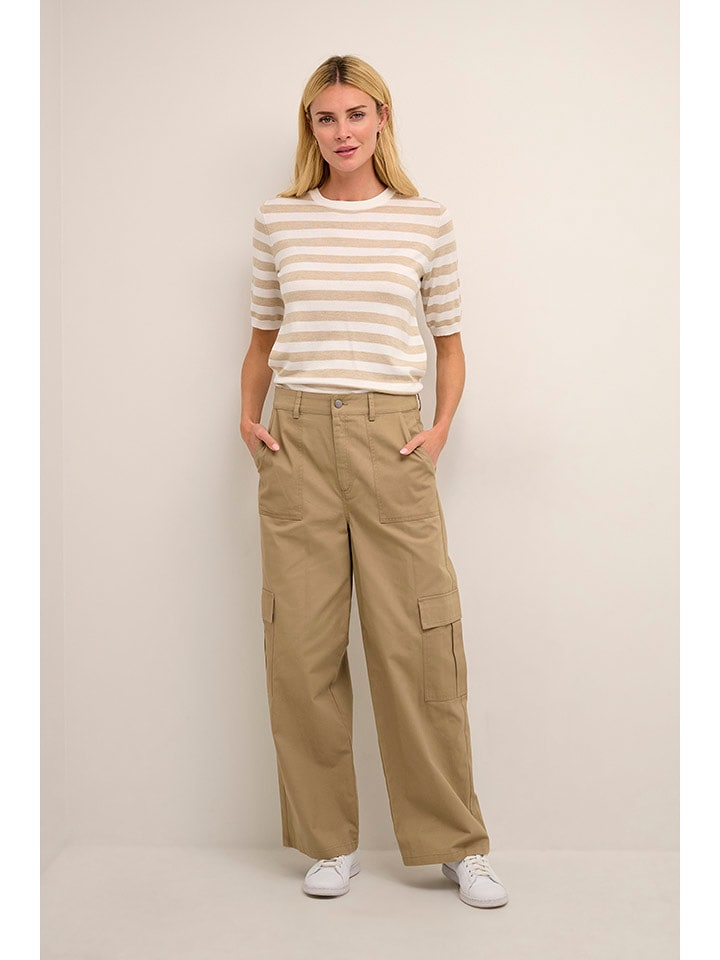 Kaffe Bojówki "Pammi" w kolorze jasnobrązowym rozmiar: 44