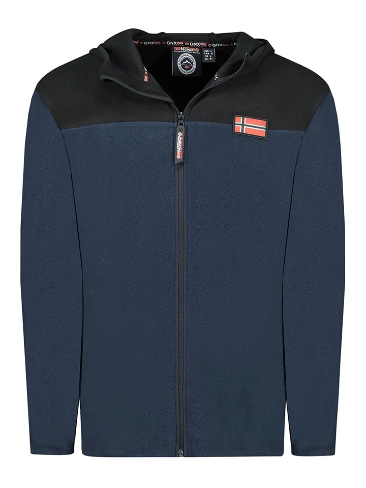 Geographical Norway Kurtka polarowa "Uniclerc" w kolorze granatowym rozmiar: L
