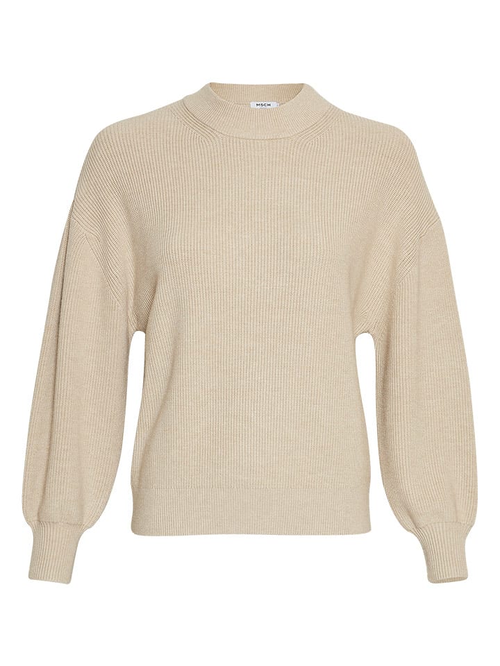 MOSS COPENHAGEN Sweter w kolorze beżowym rozmiar: L/XL