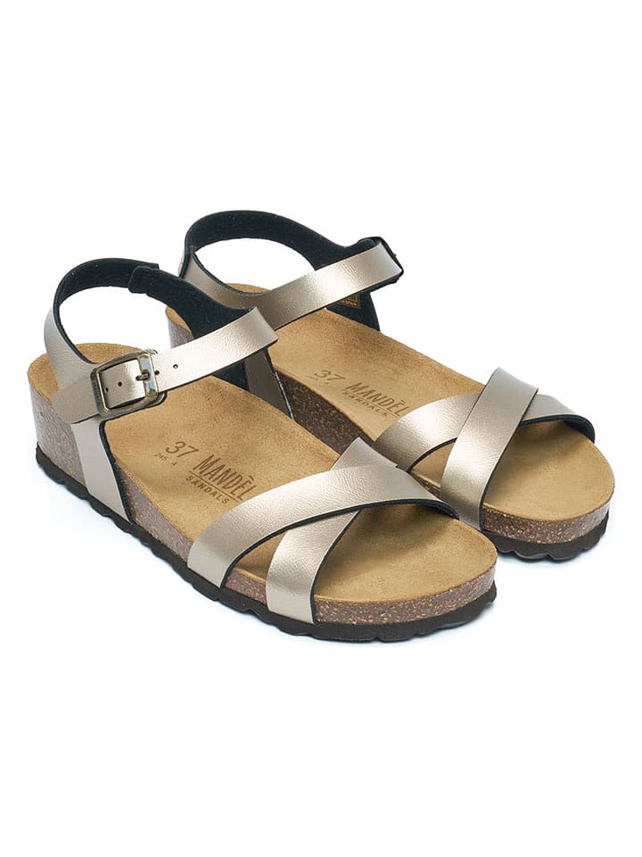 Mandel Sandały w kolorze brązowym rozmiar: 38