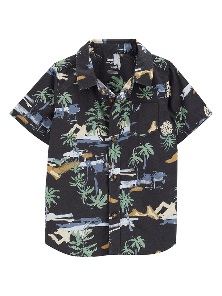 OshKosh Koszula w kolorze antracytowym rozmiar: 104