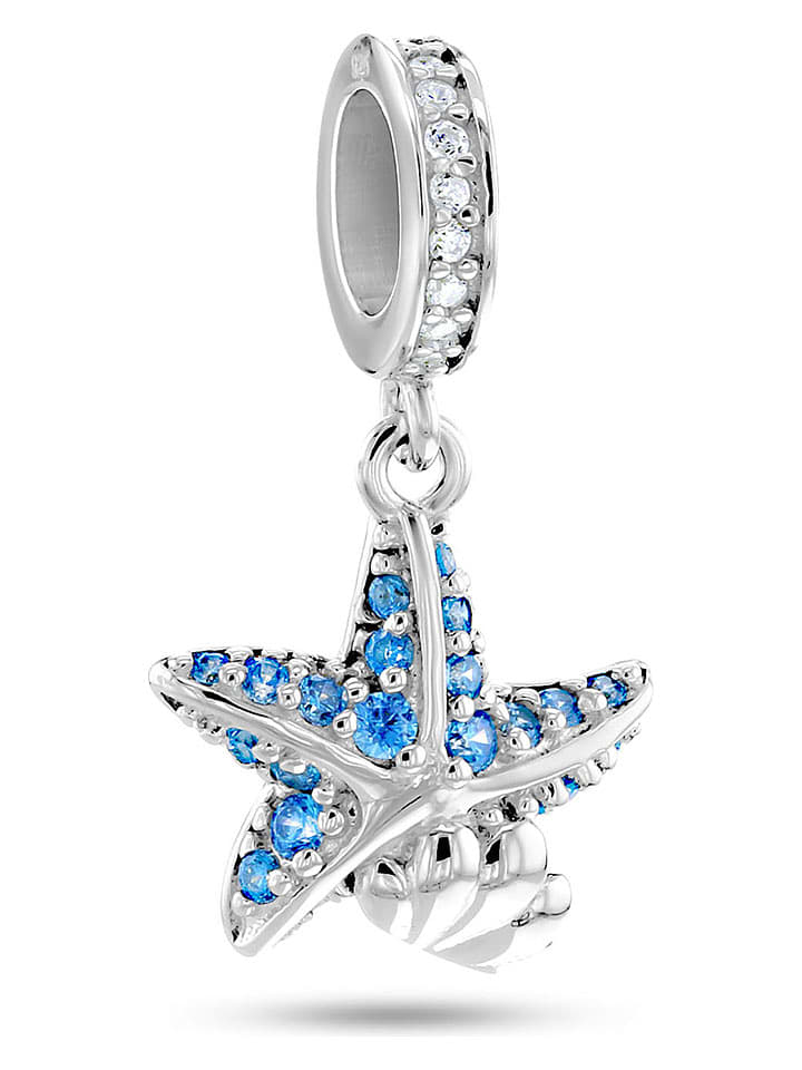 CHARM'S Srebrna zawieszka z cyrkoniami rozmiar: onesize