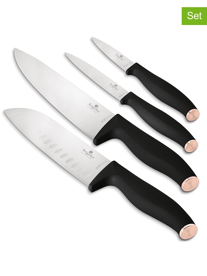 Berlinger Haus 4-częściowy zestaw w kolorze różowozłoto-czarnym rozmiar: onesize