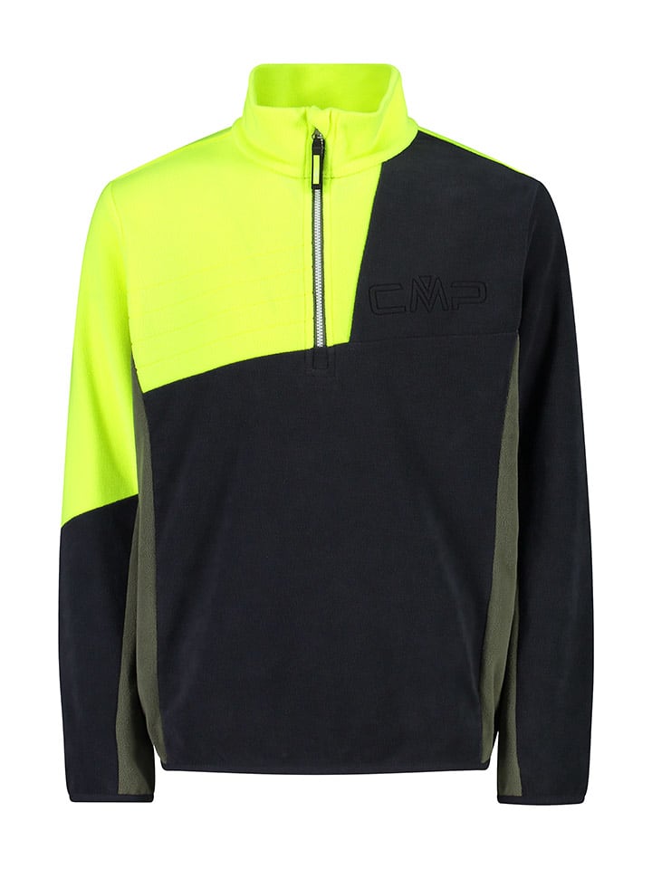 CMP Bluza polarowa w kolorze żółto-czarnym rozmiar: 98