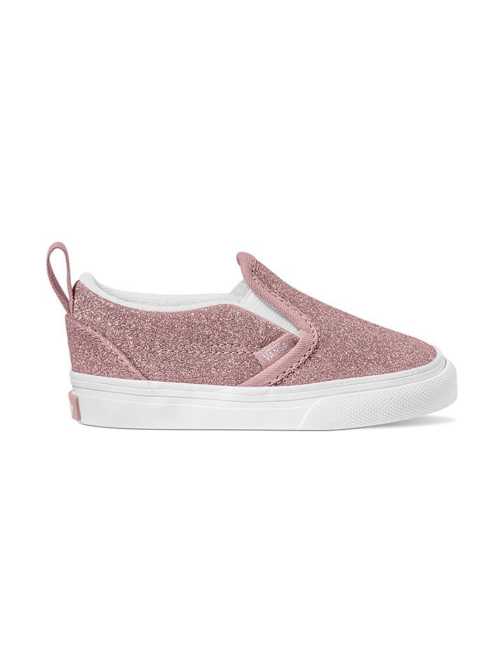 Vans Slippersy "Slip-On V" w kolorze jasnoróżowym rozmiar: 21