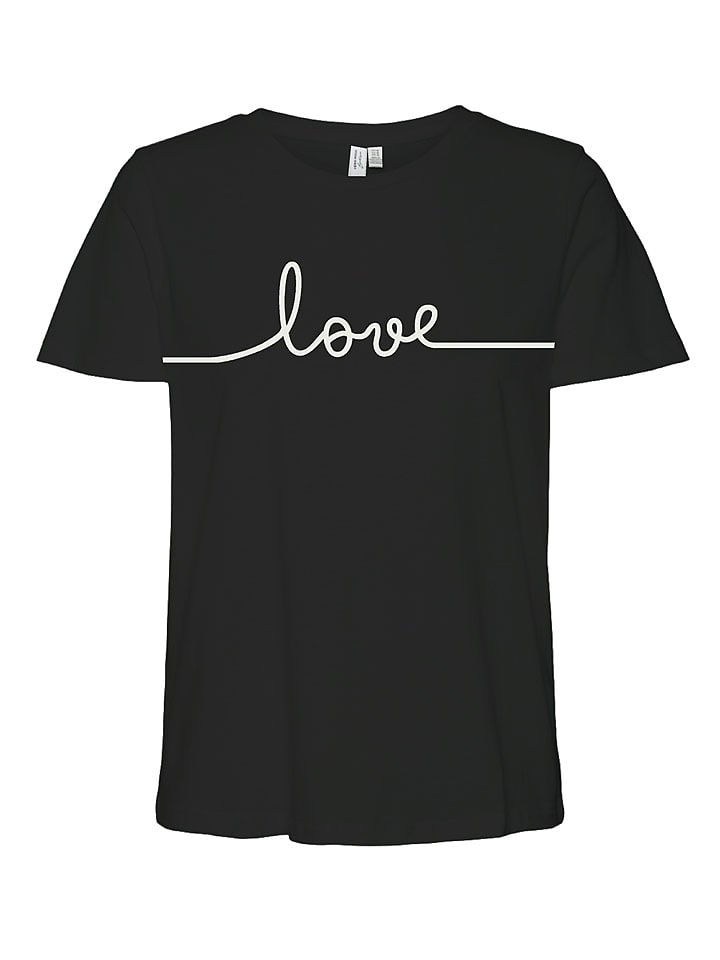 Vero Moda Koszulka "Kami" w kolorze czarnym rozmiar: XS