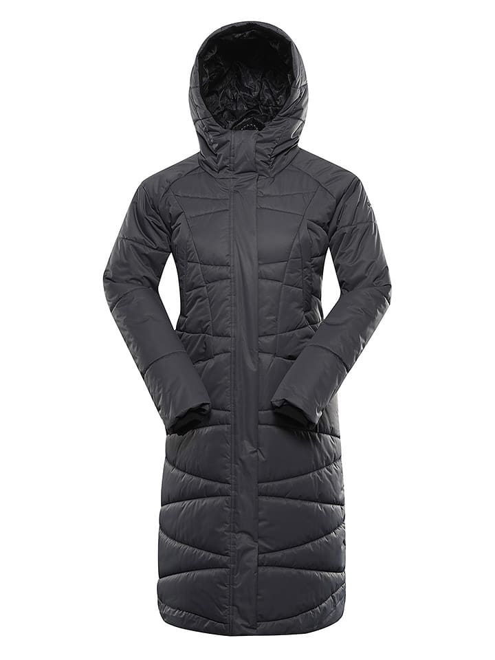 Alpine Pro Płaszcz zimowy "Golena" w kolorze antracytowym rozmiar: M/L