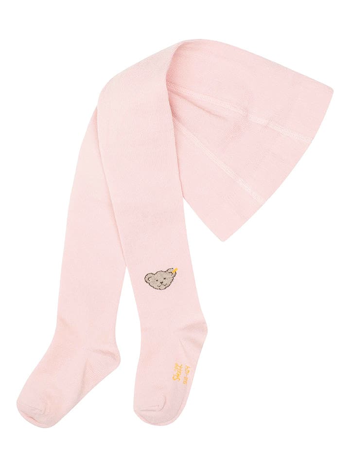 Steiff Rajstopy w kolorze jasnoróżowym rozmiar: 128