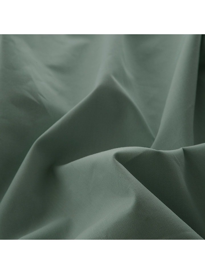 Monsun Perkalowe prześcieradło "Sakura" w kolorze zielonym rozmiar: 150x190/200 cm