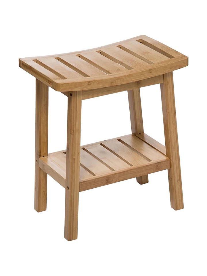 WellHome Stolik w kolorze jasnobrązowym - 39 x 46 x 25 cm rozmiar: onesize