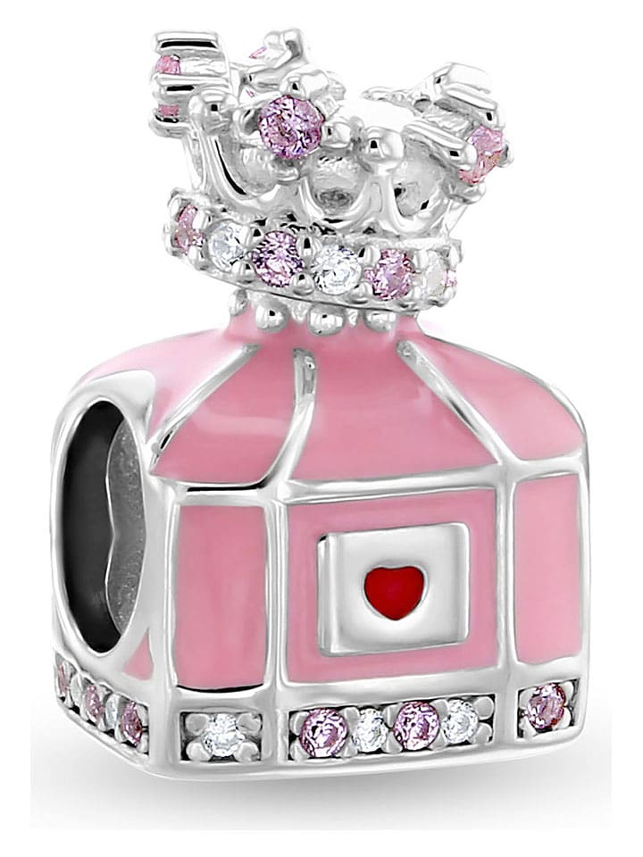 CHARM'S Srebrny charms z cyrkoniami rozmiar: onesize