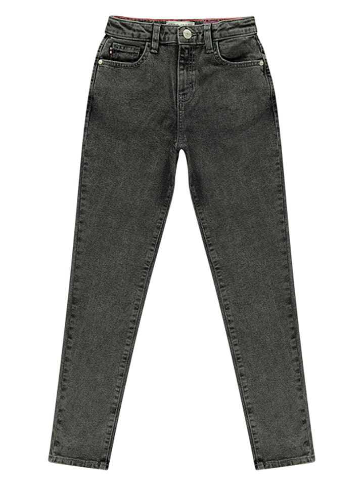 Cars Dżinsy "Isalie" - Straight fit - w kolorze antracytowym rozmiar: 152