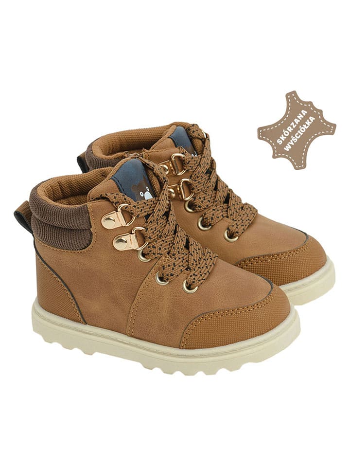 COOL CLUB Botki w kolorze jasnobrązowym rozmiar: 20
