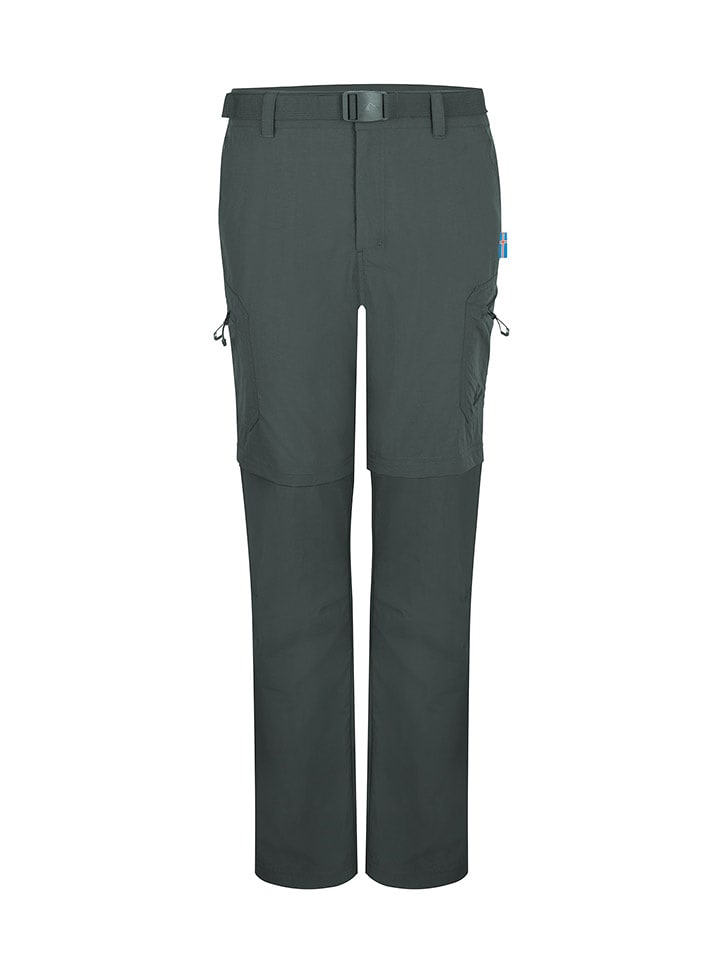 Westfjord Spodnie trekkingowe zipp-off "Eldfjall" w kolorze ciemnozielonym rozmiar: L