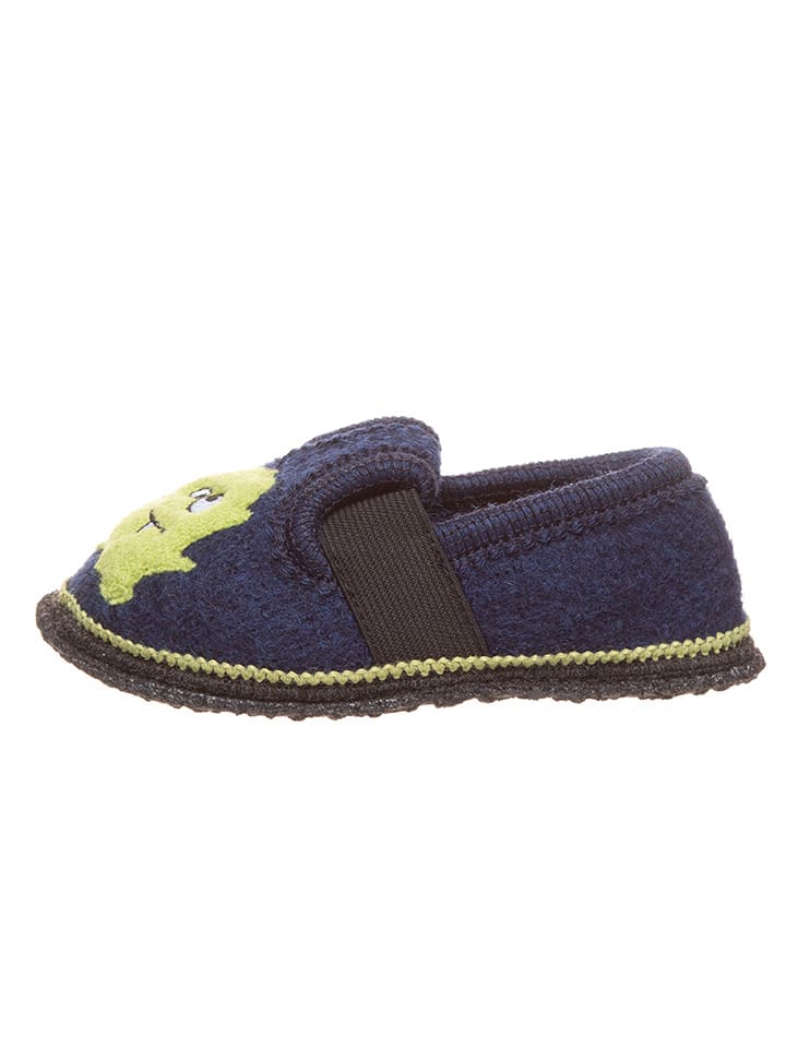 kitz-pichler Kapcie "Bobby" w kolorze granatowym rozmiar: 33