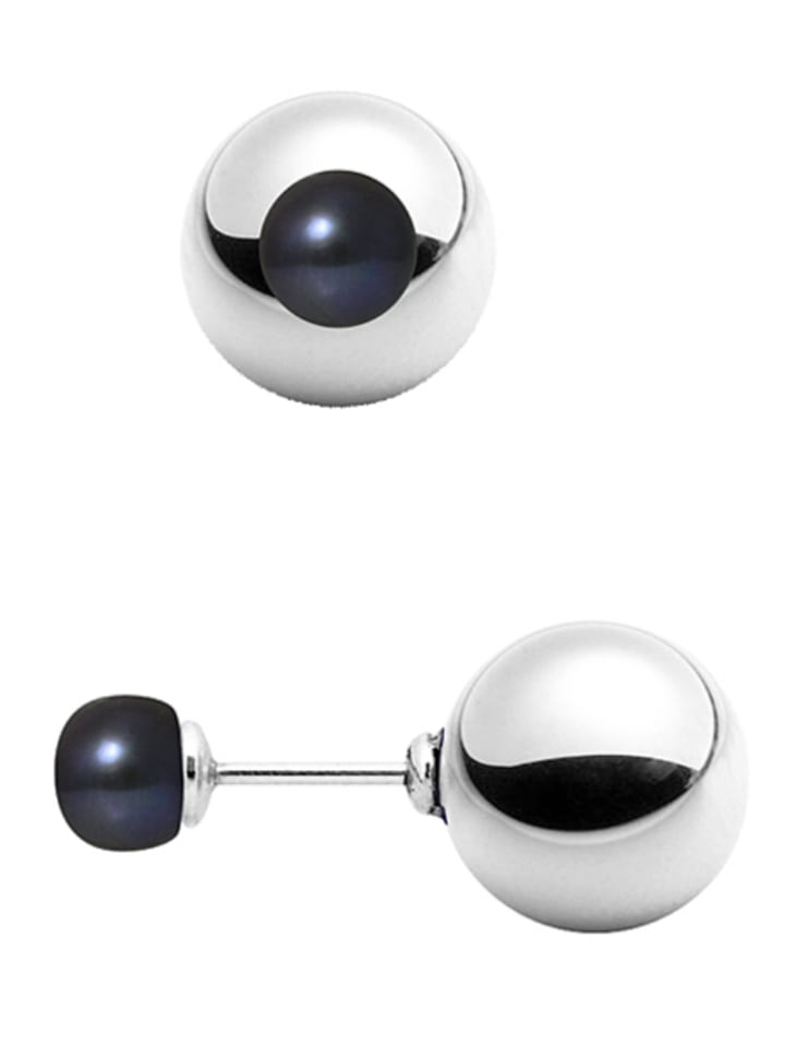 Pearline Srebrne kolczyki-wkrętki z perłami rozmiar: onesize