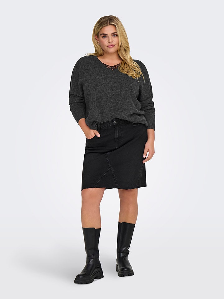 ONLY Sweter w kolorze antracytowym rozmiar: L-50/52