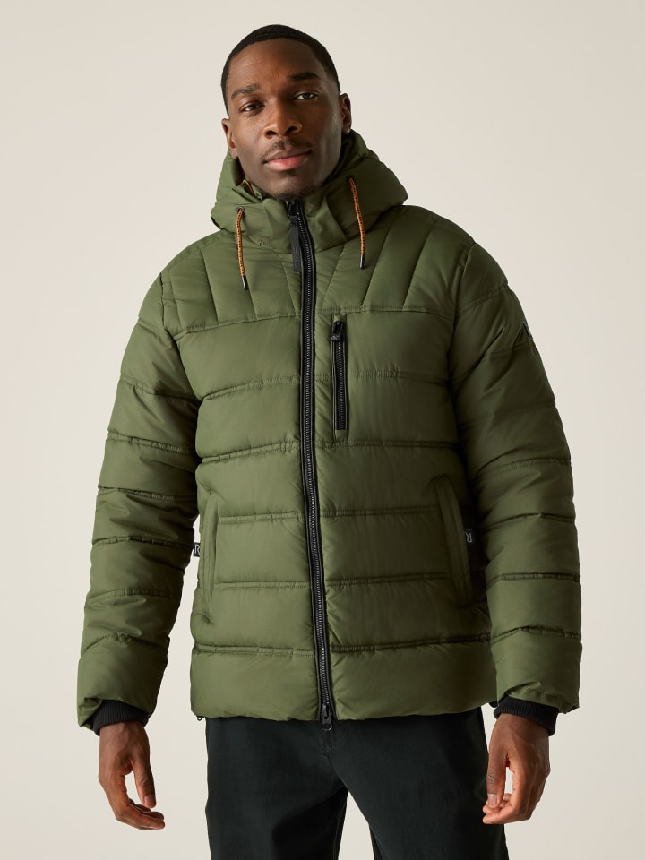 Regatta Kurtka pikowana "Leeshaw" w kolorze oliwkowym rozmiar: L