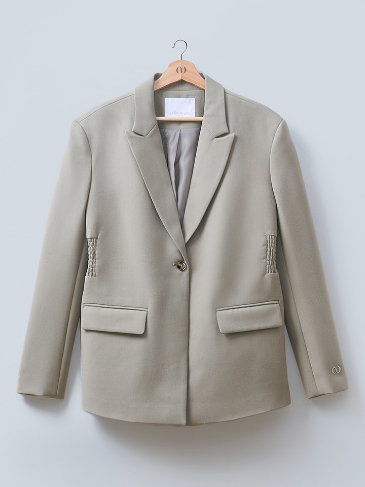 LeGer Blezer "Line" w kolorze beżowym rozmiar: 42