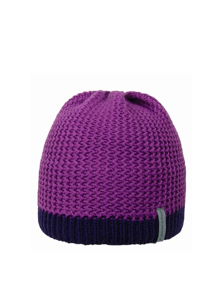 Döll Dzianinowa czapka w kolorze fioletowym rozmiar: 49 cm