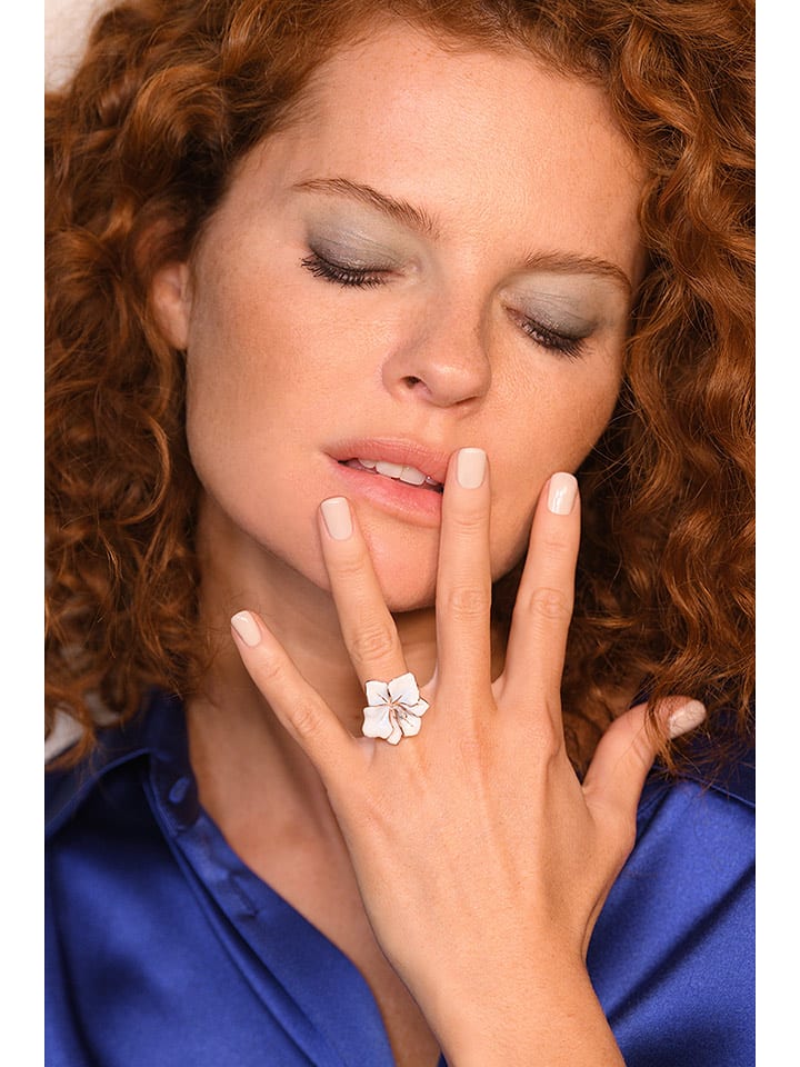 DIAMANTA Złoty pierścionek "Althaea" rozmiar: 56